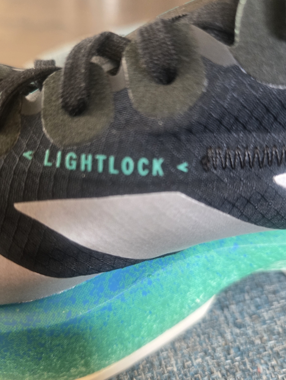 Adidas Adizero Adios Pro 4 Black & Teal Racing Shoes - Picture 7 of 10